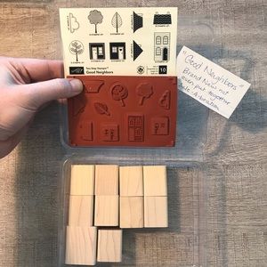 Brand New 8 Stampin’ Up! “Good Neighbors” Stamps